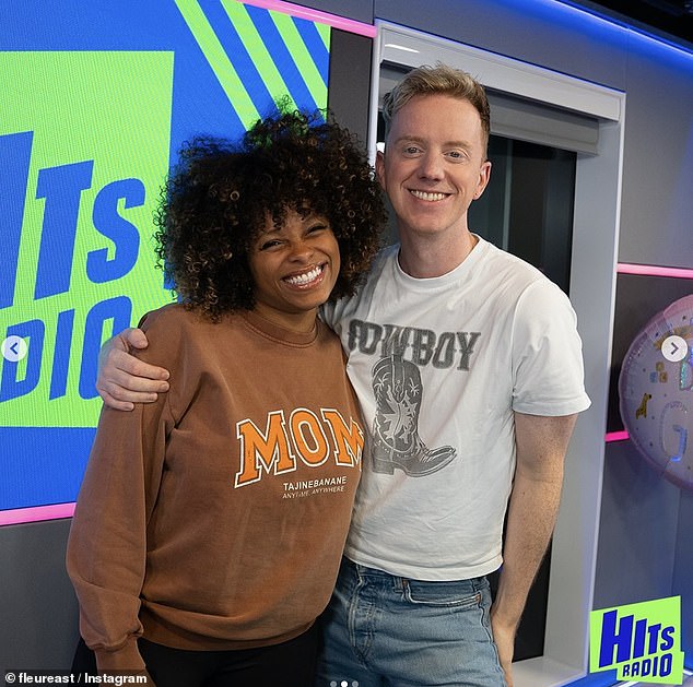 Fleur East shared a dramatic birth story on Monday as she returned to her Hits Radio Breakfast show after seven months