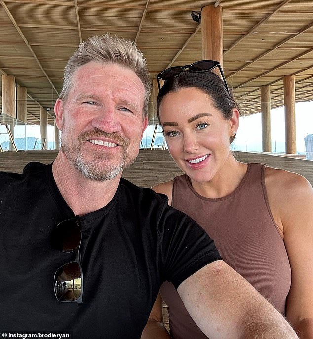 Nathan Buckley has revealed that his girlfriend Brodie Ryan suffers from epilepsy. The AFL star is hoping to raise awareness of the neurological condition and is taking part in the Walk for Epilepsy charity event. Both pictured