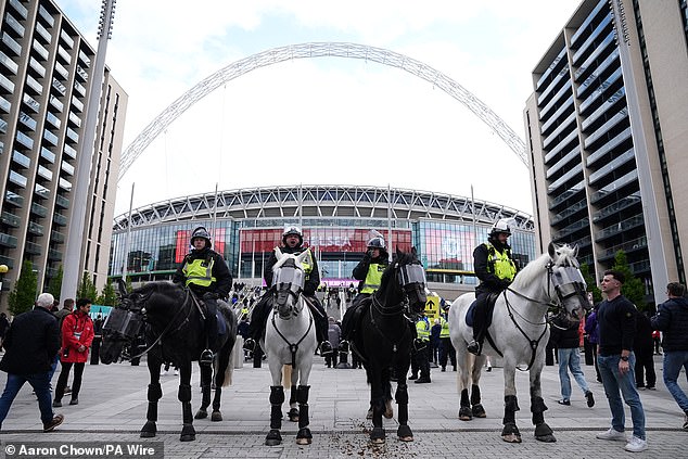 Figures show that a total of 2,584 arrests were made in connection with football in the 2023-2024 season.