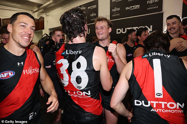 Essendon have been warned for allowing a player's staff into their dressing room