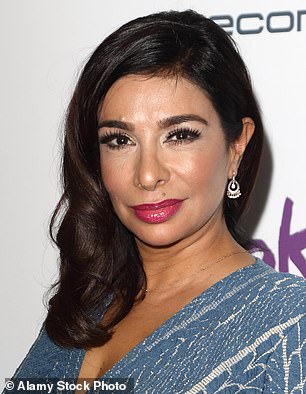 Shobna previously died her hair brown; pictured 2017