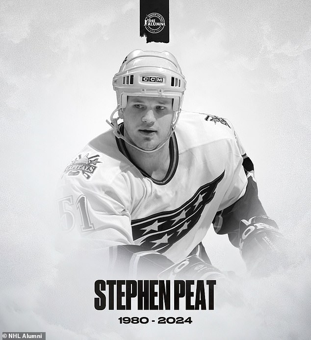 Former Canadian NHL player Stephen Peat has tragically passed away at the age of 44