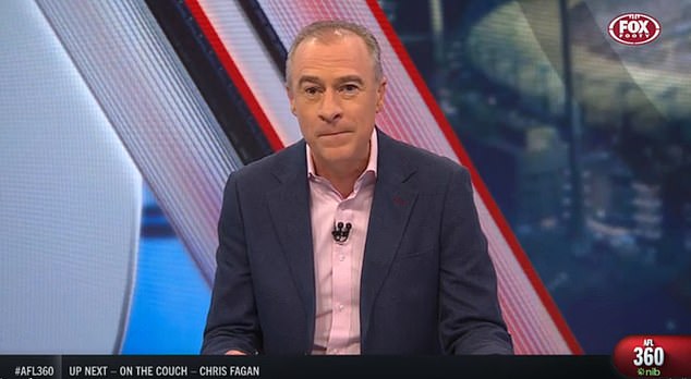 Gerard Whateley (pictured) has confirmed his AFL 360 co-host Mark Robinson will be leaving the show