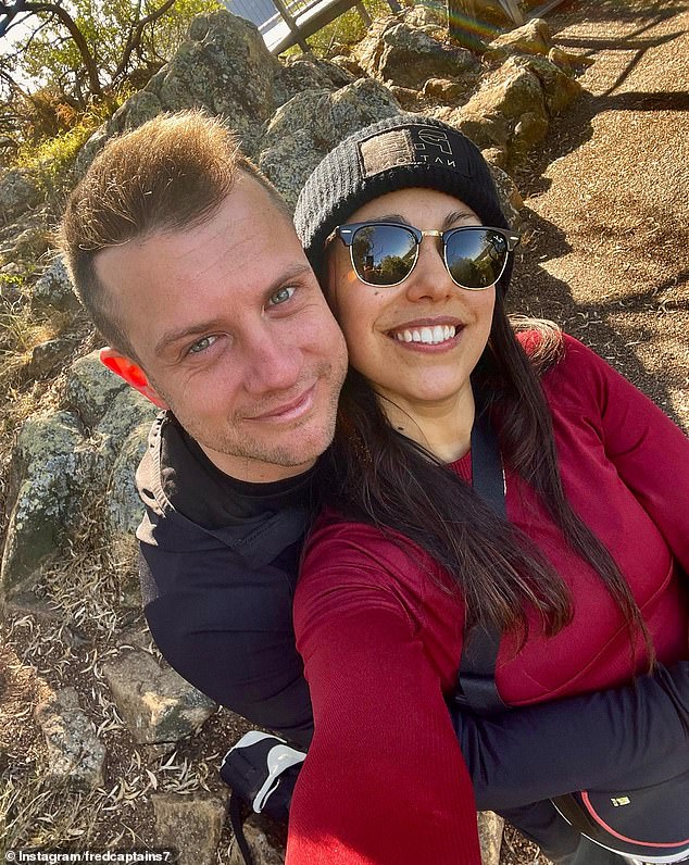 Federico Capitani (pictured with girlfriend Gisela) was diagnosed with osteosarcoma, a type of bone cancer, one morning in late June. Later that same day, Gisela revealed she was pregnant