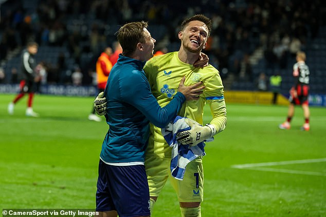 North End keeper Freddie Woodman makes jubilant impression as PNE progress in Carabao Cup