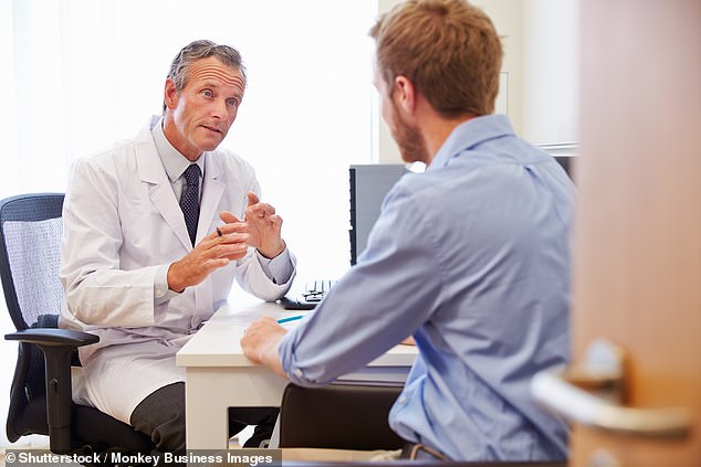 Only half (51 percent) of UK adults said they were able to discuss 'all' or 'most things' at their last GP appointment (Stock Image)