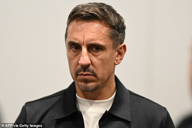 Gary Neville (pictured) has spotted worrying comments from a senior Manchester United player