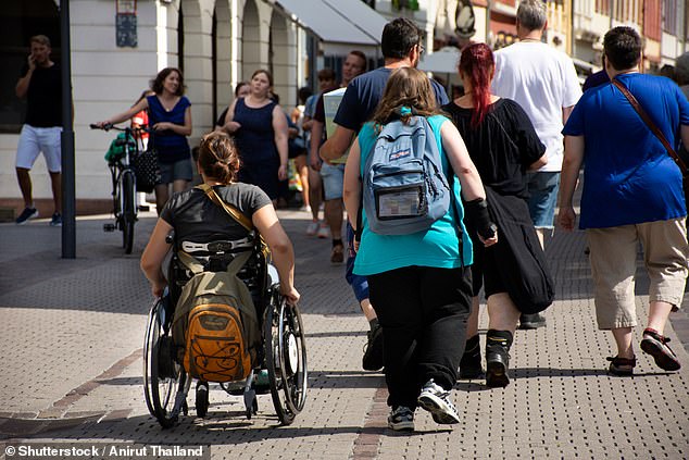 The number of Britons receiving disability benefits has risen dramatically, despite no such increases being recorded in other developed countries (file image)