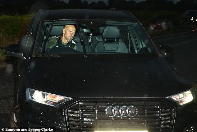 Manchester United boss Erik ten Hag arrived at work early on Monday morning