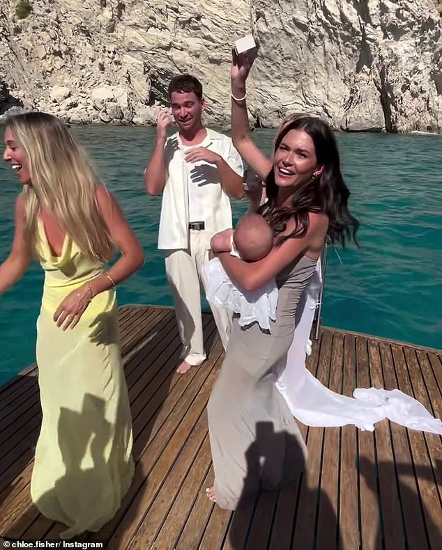 The wedding of Australian surfer Laura Enever and DJ Jake Smith in Ibiza almost ended in chaos when their wedding rings went overboard