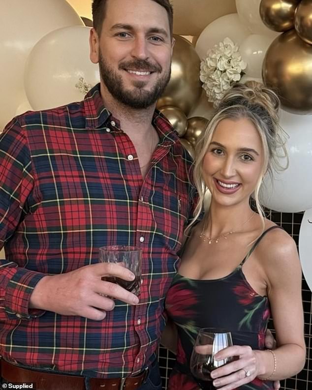 Brisbane couple Nathan Crawford, 37, and Madison Sullivan had been planning their perfect wedding for more than a year before their wedding venue burned down on Wednesday