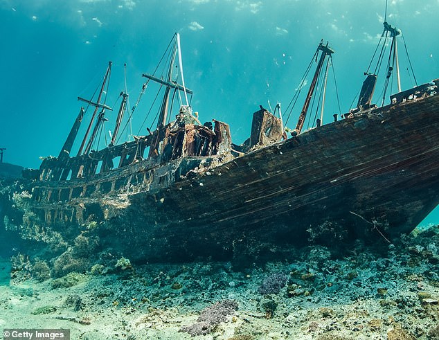 Sunken treasure: The hunt to return more than £300bn worth of silver and gold currently at the bottom of the ocean to the UK Treasury is underway