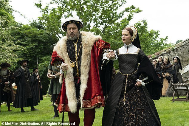 Jude Law (pictured as King Henry VIII) admitted he refused to bow to King Charles because he doesn't believe in treating people differently because they are born with a title