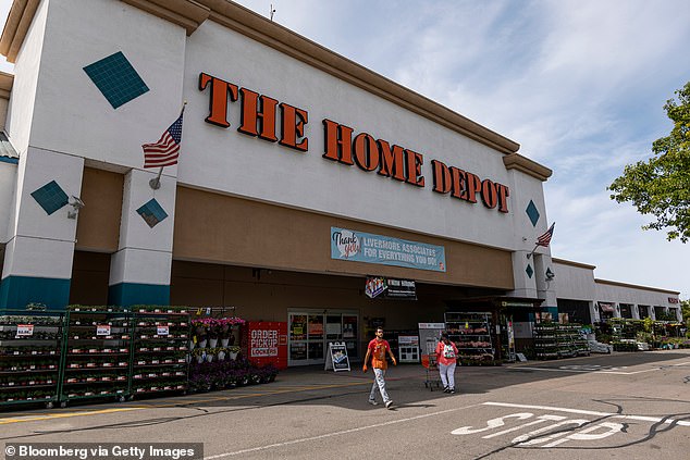 Home Depot is selling a 7-foot Skelly's Dog, along with its popular 40-foot Giant-Sized Skelly product