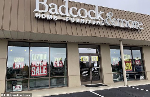 Badcock is another DIY store that has had financial problems. It had more than 380 stores in Florida, Alabama, Mississippi, Tennessee, North Carolina, South Carolina, Georgia and Virginia - all of which are closing on an unknown date