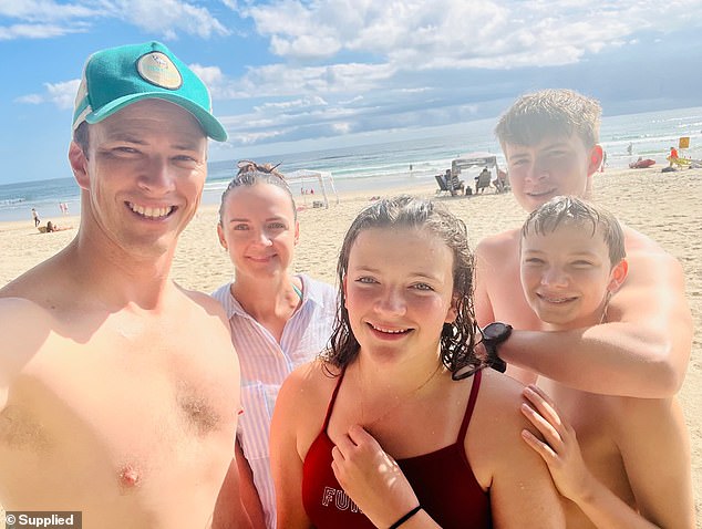 Sandy and Luke Baxby have revealed the sacrifices they are making to keep their family of five afloat as Australia enters the grip of a cost-of-living crisis