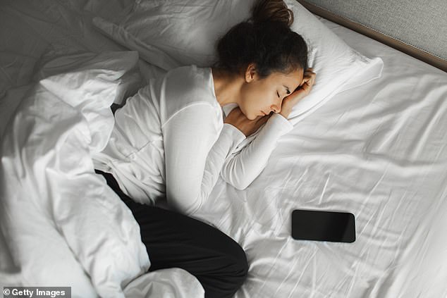 Waking up well-rested after a good night's sleep can prepare you for a productive day (stock image)