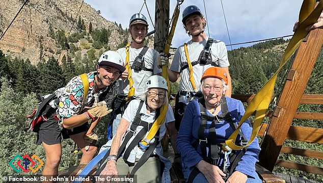 Marklyn Lynn, who reached the 100-year milestone on April 4, got a belated birthday present last week when her senior care community of the past 15 years asked a ziplining company to take her for a ride