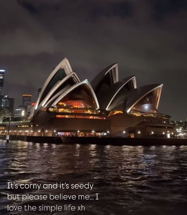 Hugh did not attend the couple's wedding in Sardinia this weekend, as he notably posted a series of videos from Sydney to Instagram on Saturday.