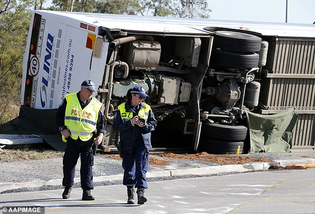 Button admitted in court on Wednesday that he drove too fast onto a roundabout in Greta, causing one of Australia's deadliest bus crashes