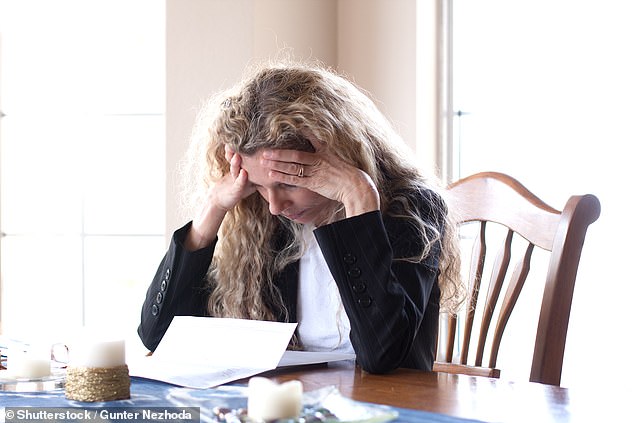 Anger, shame, guilt and helplessness are all part of a range of feelings common to people who feel trapped in what is called 'problem debt' (file image)