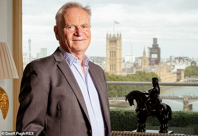 Life chapters: Jeffrey Archer in the London penthouse he bought from Formula 1 tycoon Bernie Ecclestone