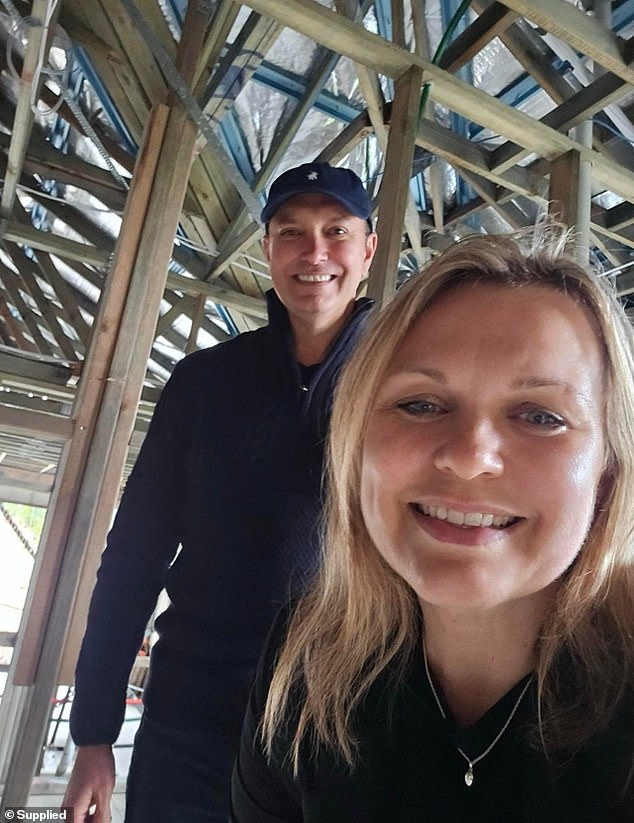 A landlord who owns seven properties has criticised the idea that tenants are being deliberately ripped off during a housing crisis (Jo Vadillo is pictured right with her husband Greg Vadillo)