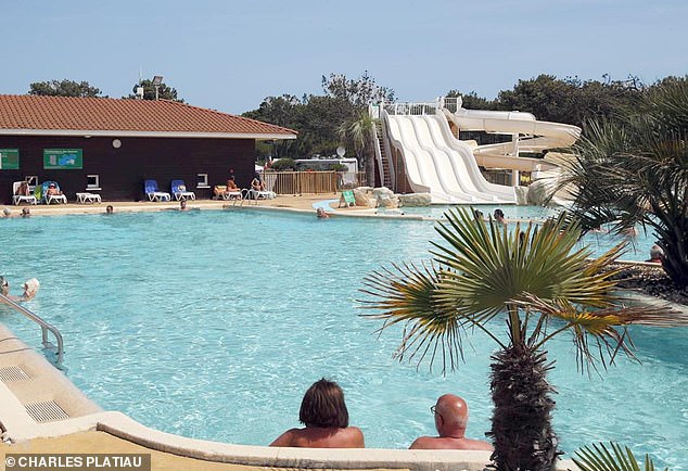 Andrew Welch, a spokesman for British naturism, went on holiday to CHM Montalivet (above) on the Atlantic coast of south-west France