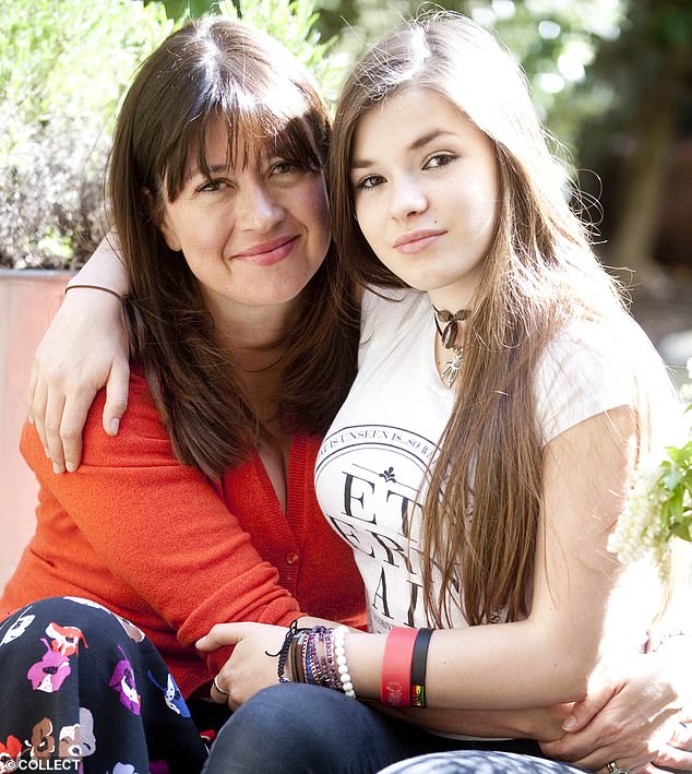 Daisy with her youngest daughter Lydia, who is now 24