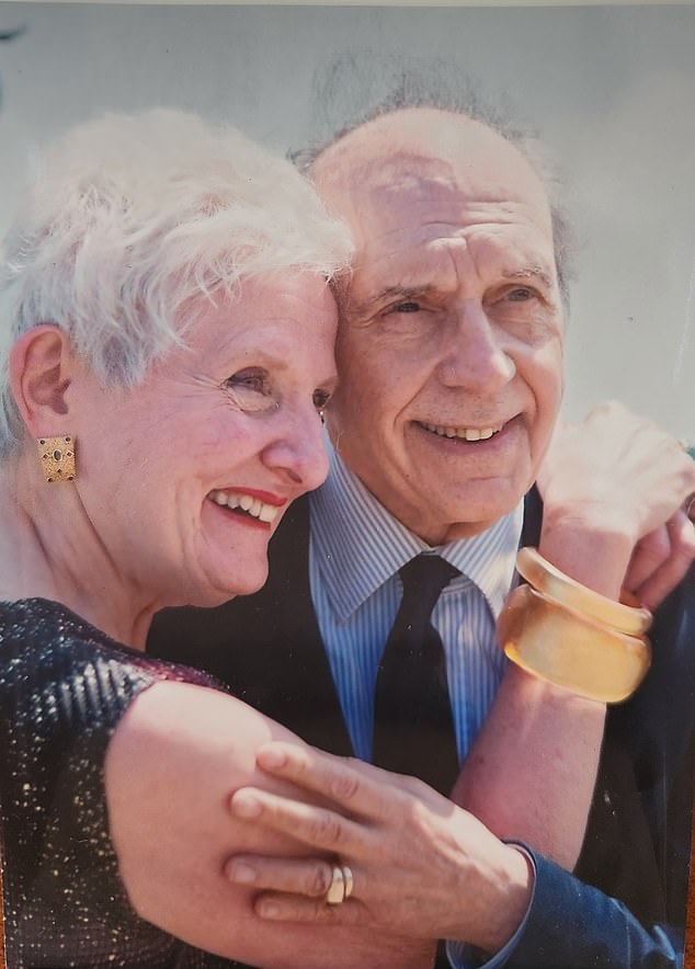 Nicky Zann, right, was diagnosed with Lewy body dementia in 2019 and died the following year