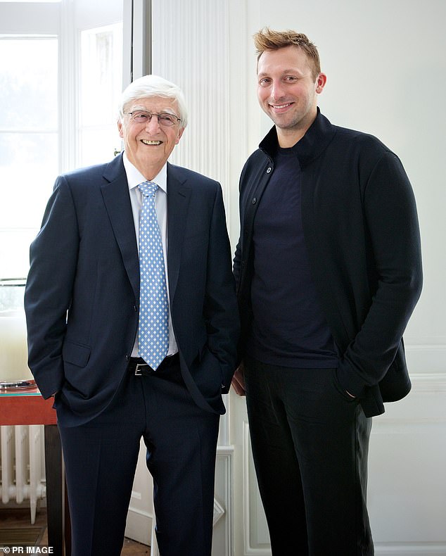 Ian Thorpe decided to come out as gay in 2014 in an interview with the late Sir Michael Parkinson (pictured together)