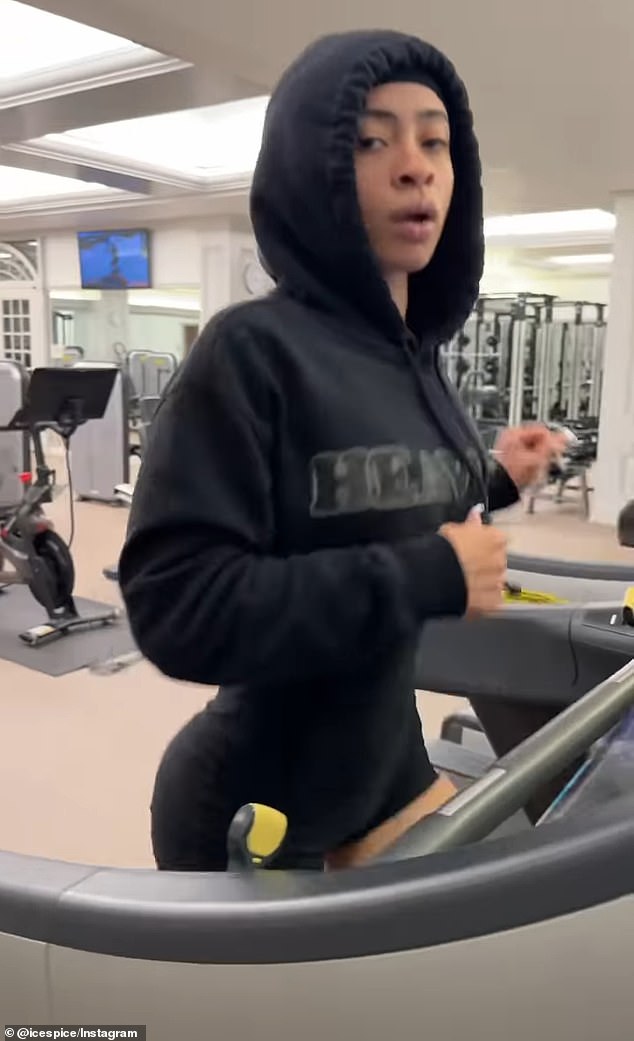 The 24-year-old Princess Diana hitmaker shared a clip of herself at the gym on Instagram, responding to recent claims about her use of weight loss drugs