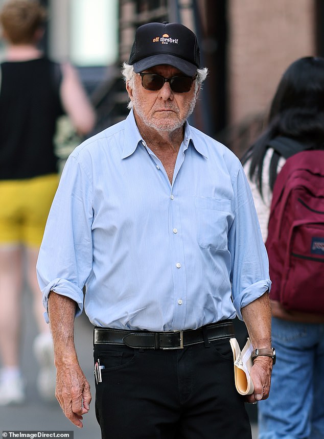 He is one of the most famous actors of all time, having starred in some of Hollywood's biggest hits, as he was seen in New York on Wednesday. Who is he?