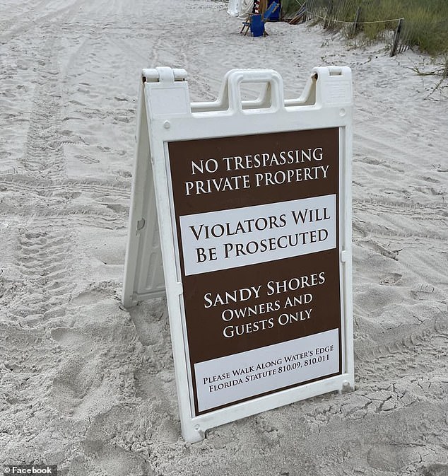 The issue escalated further after officials reached a legal settlement agreement earlier this year that made more than 1,000 beachfront properties in Walton County private — sparking protests and legal action