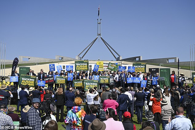 About 1,000 farmers turned up at the 'Keep the Sheep' demonstration on Tuesday (photo)