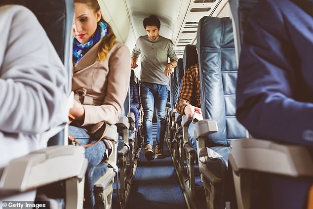 Sydney, Australia travel journalist John Burfitt has revealed why you should always choose the worst seat on a plane (stock image)