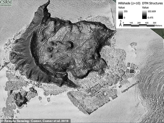 Aerial surveys, conducted using LiDAR or 'Light Detection and Ranging', a laser mapping technique, have revealed 'a sophisticated and extensive landscape of agricultural features hidden beneath the vegetation of Temwen Island' - proving that planned agriculture was taking place