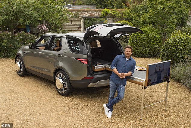 Car fan Jamie is a big supporter of Land Rover and his own classic car collection