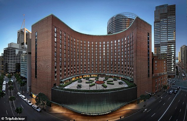 The RBA Christmas party was held in the glittering ballroom of the posh Sofitel Sydney Wentworth (pictured) in Sydney's CBD, with the food and drinks bill running to more than $70,000