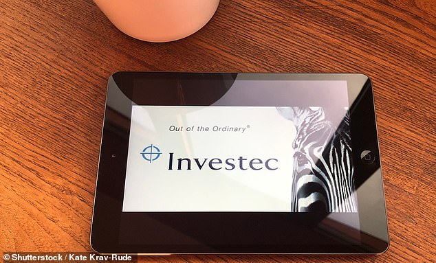 Profit outlook: Investec expects to make an adjusted operating profit of £520m to £550m for the six months ending September