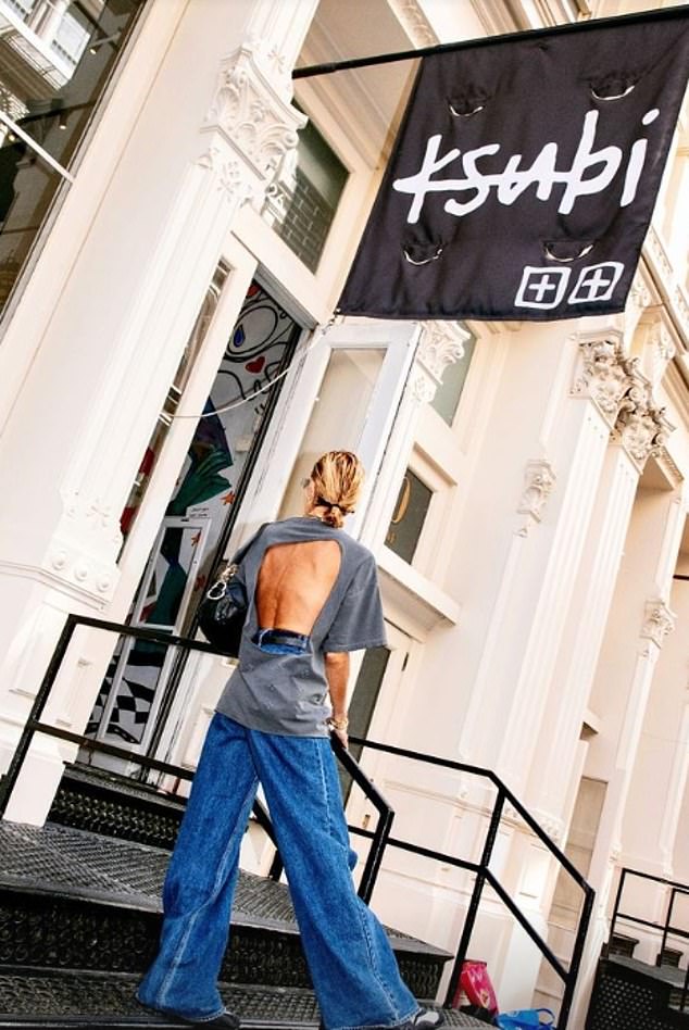 Pip Edwards looks slimmer than ever as she begins her new role at Australian label Ksubi