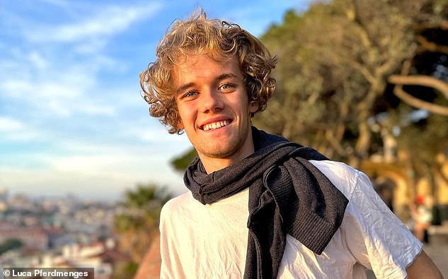 Germany's Luca Pferdmenges, a professional juggler, social media star and world traveler since he was 15, has been to every country in Europe - and has revealed his top five and bottom five countries on the continent. He is pictured above in his favourite city, Lisbon