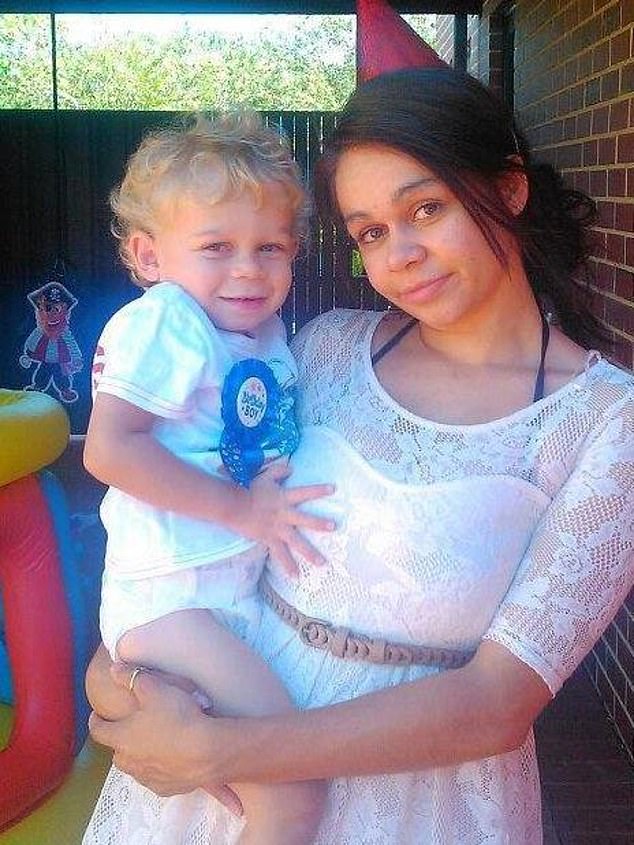 Kerry Bodney (pictured left) with her two-year-old son Robert, who was murdered by her ex-partner in 2012