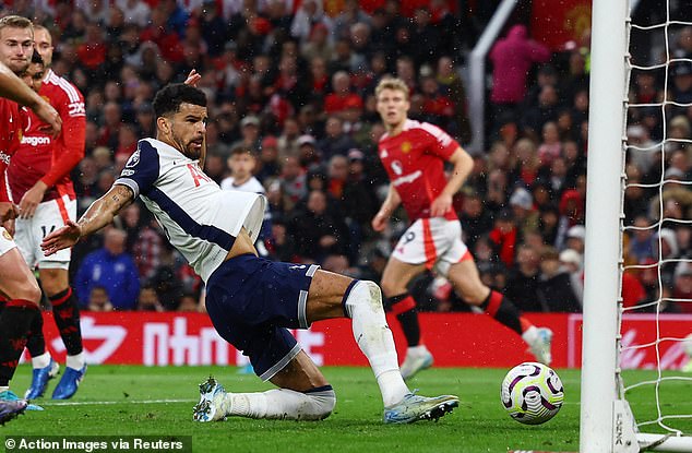 But the defensive line looked as shaky as ever as Spurs crashed through United with ease