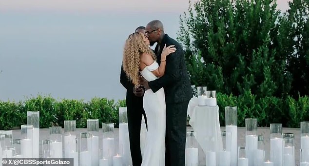 Kate Abdo (left) married boxing trainer Malik Scott (right) earlier this month