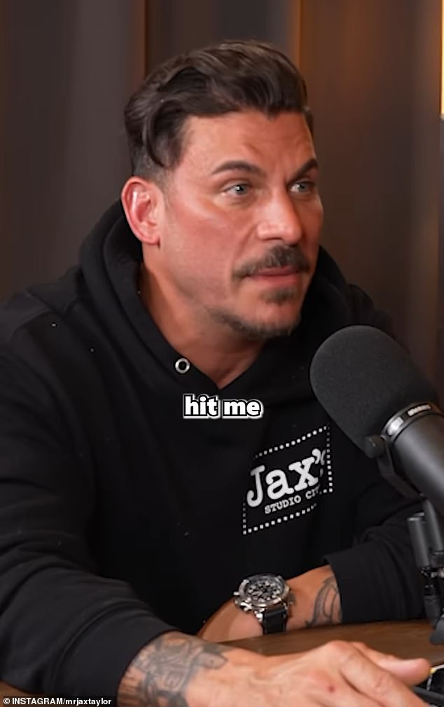 Jax Taylor, 45, said he was 