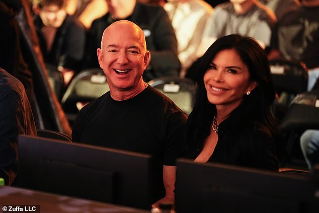 Jeff Bezos and Lauren Sanchez were cageside for the UFC's $20 million debut at the Sphere