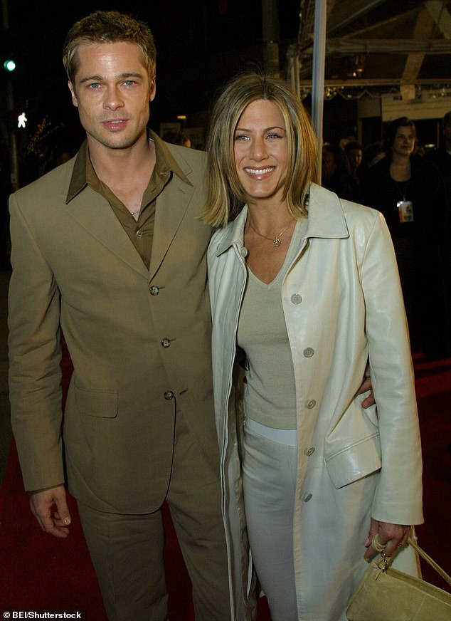 Jennifer and Brad were married from 2000 to 2005 after dating for two years. Seen in 2001