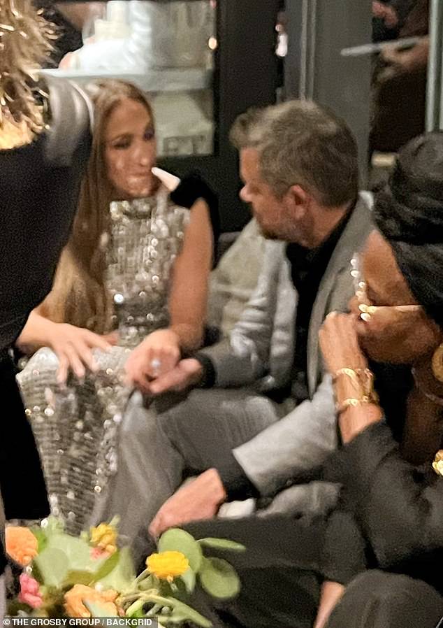 Jennifer Lopez and Matt Damon were spotted having an intimate chat at the afterparty for her film Unstoppable at the Toronto International Film Festival