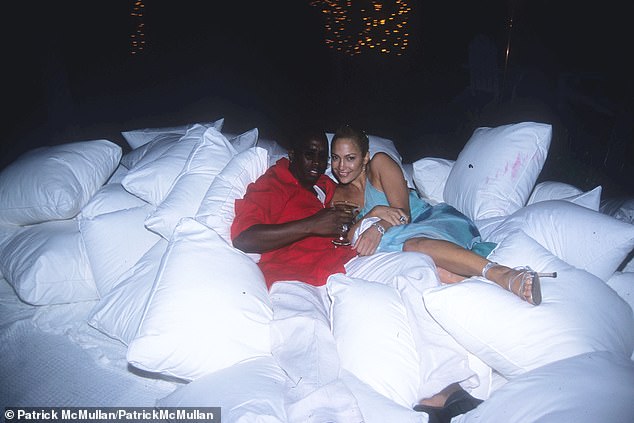 The former couple pictured at Diddy's 4th of July party in 2000